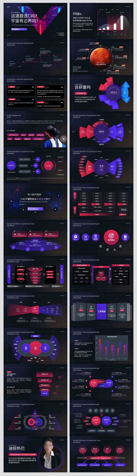 源文件下载【暗色原创科技风元宇宙互联网项目方案】编号：14820029226877869