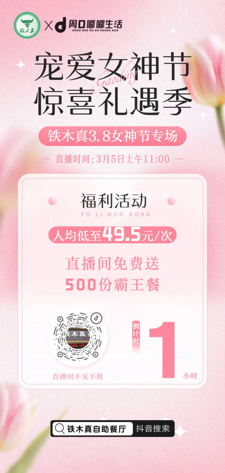 源文件下載【女神節自助烤肉系列海報】編號：48690029250361057