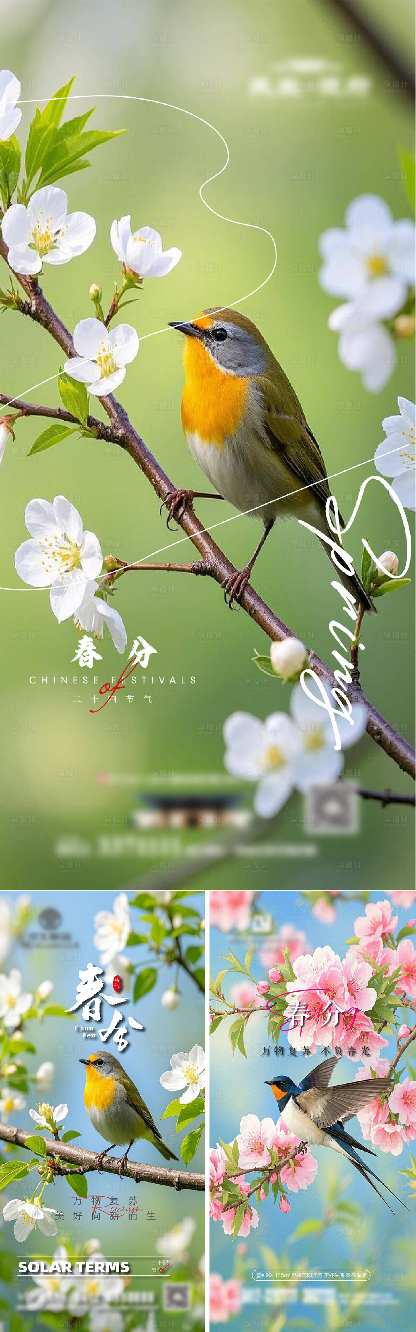 源文件下載【享設(shè)計(jì)】搜索編號(hào)：79480029369594532【春分節(jié)氣系列海報(bào)】