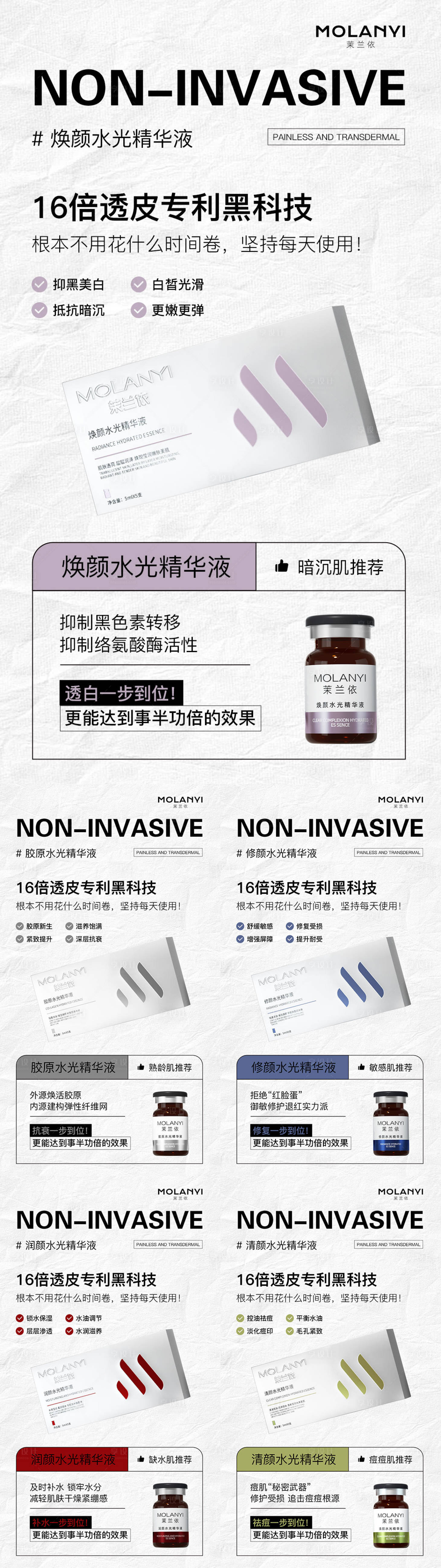 源文件下載【享設(shè)計】搜索編號：17990029109695637【醫(yī)美水光合集海報】