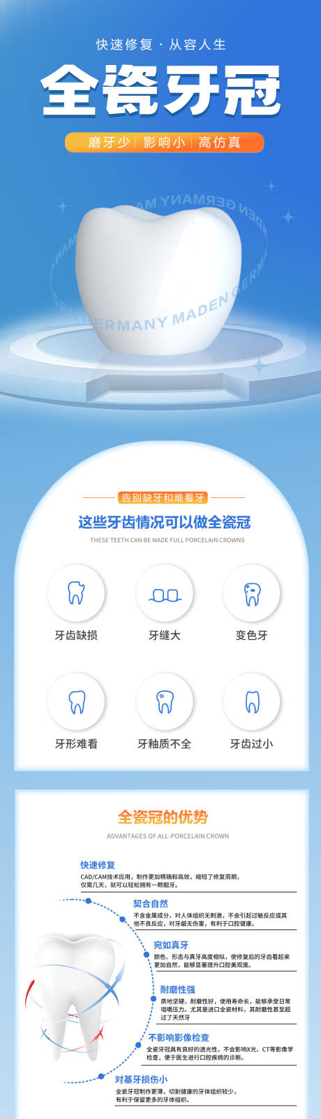 全瓷牙冠