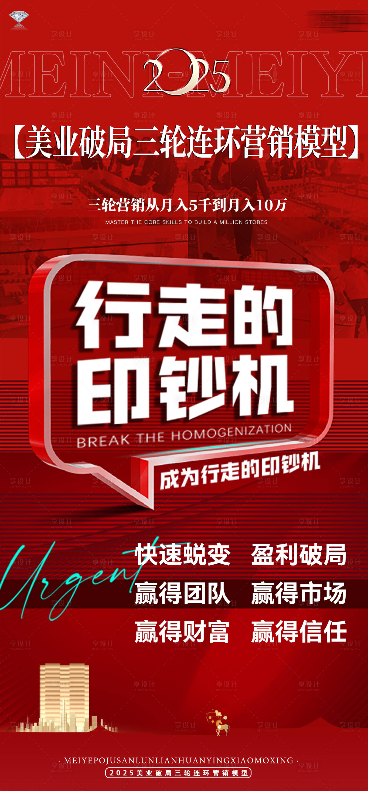 源文件下载【享设计】搜索编号：52560029163295294【美业会议活动造势大字报】