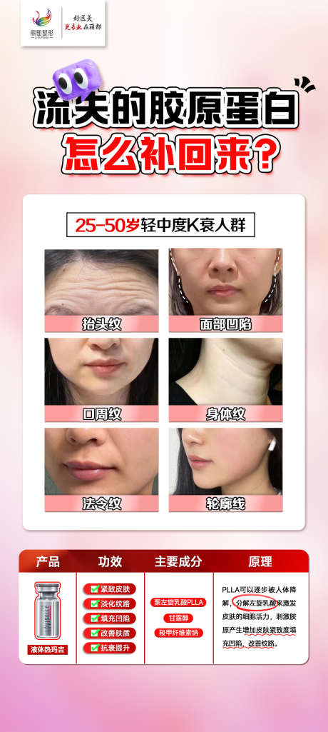 源文件下載【享設計】搜索編號：88190029259262913【醫美科普海報】