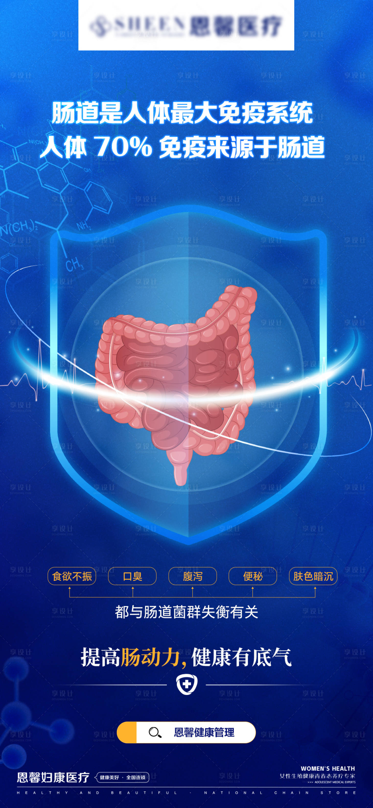 源文件下載【享設(shè)計(jì)】搜索編號：48110029826047066【提高腸動力健康海報(bào)】