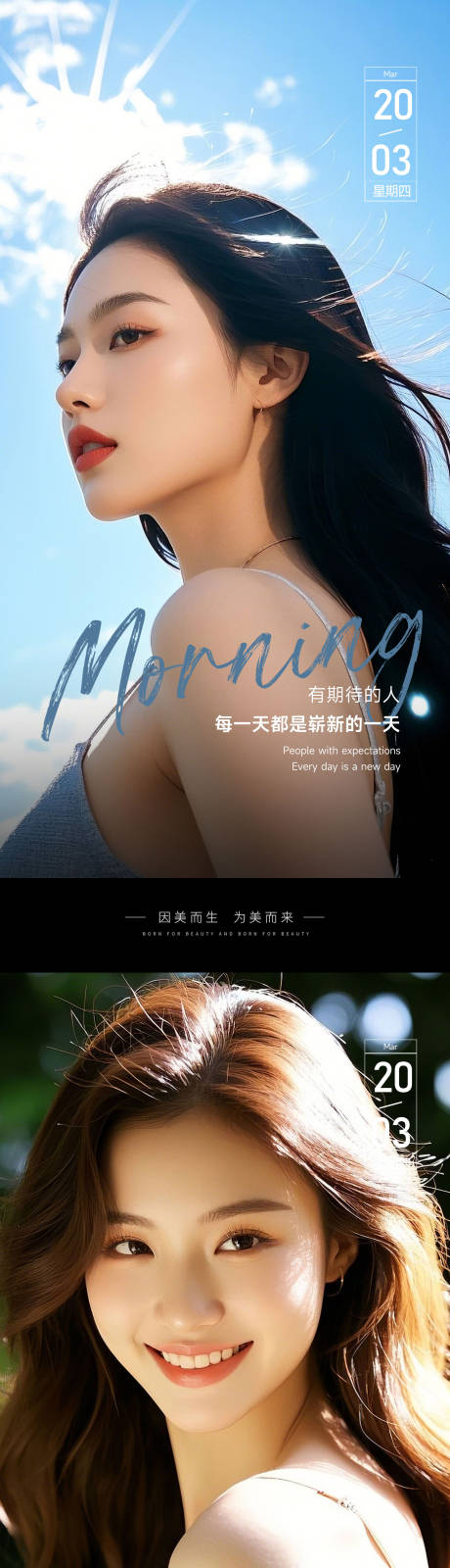 源文件下載【醫美早安圖海報】編號：12180029590321167