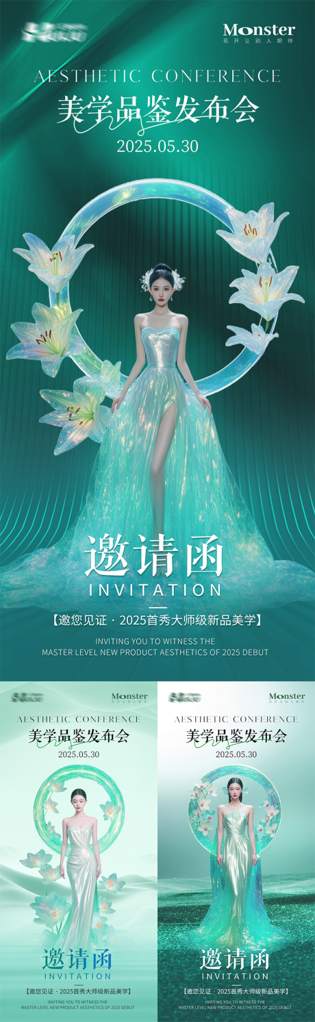 源文件下载【医美美学品鉴发布会邀请函】编号：41020029582133710