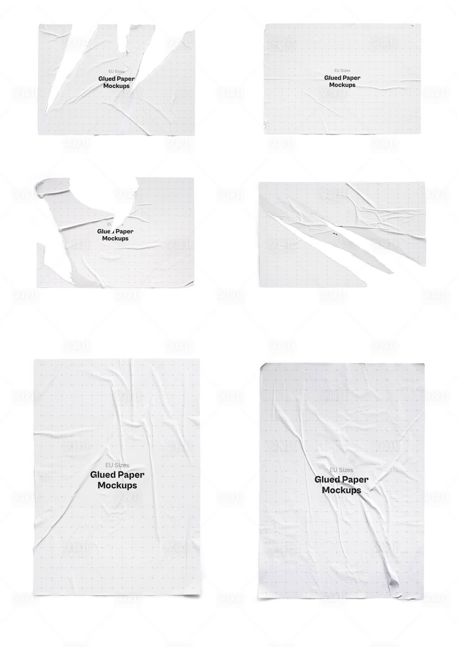 源文件下载【享设计】搜索编号：96360029300205444【褶皱样机】