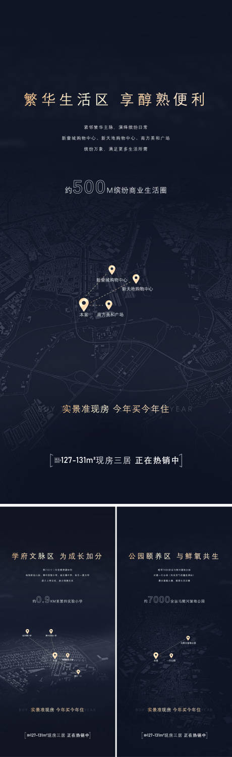 源文件下载【享设计】搜索编号：13840029544005101【地产地段价值点系列海报】