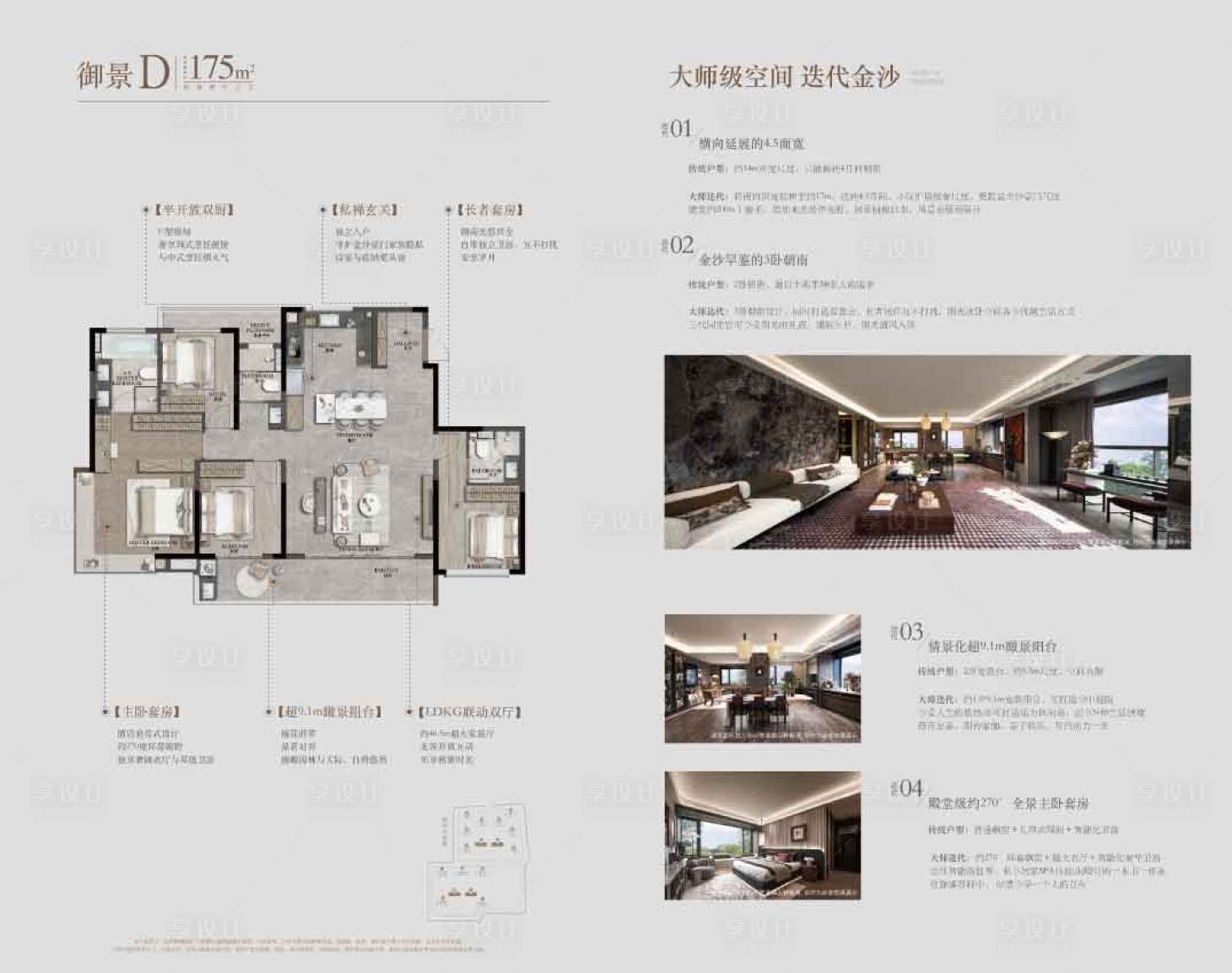 源文件下載【御湖半島戶型圖賣點配套分析海報】編號：91700029743484462