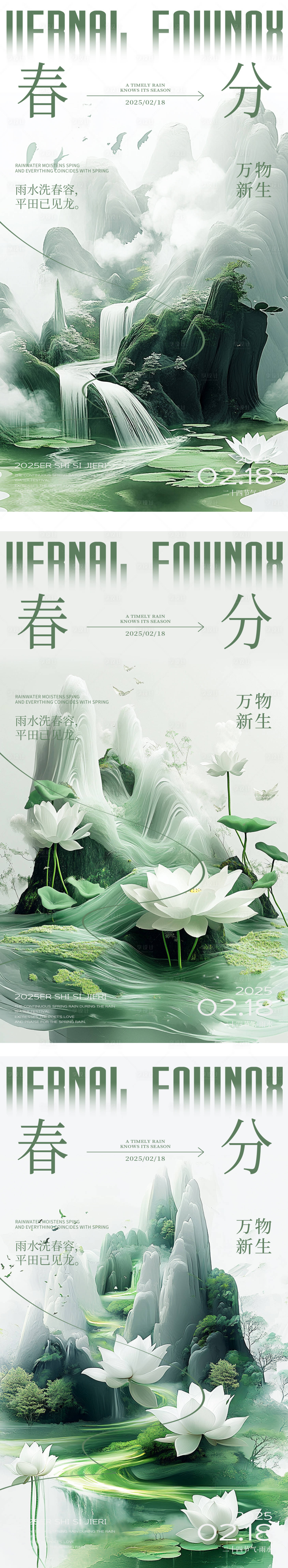 源文件下載【享設計】搜索編號：28530029518044926【春分醫美小清新節氣海報】