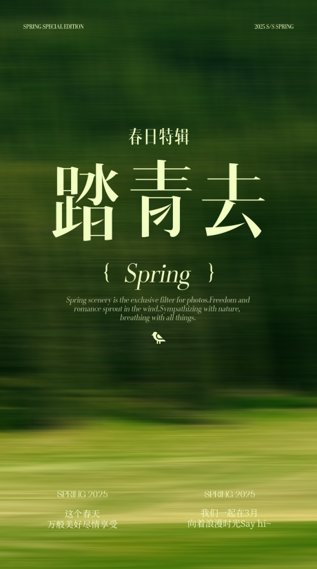 源文件下載【享設計】搜索編號：79670029637374602【春天海報】