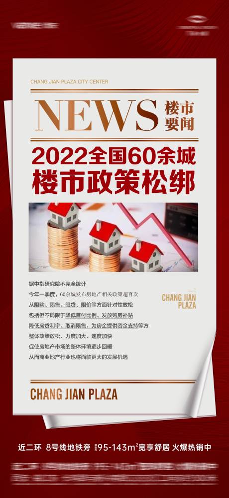 源文件下载【地产利好政策海报】编号：52260029369868846