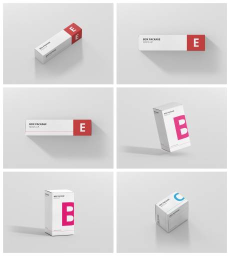 源文件下载【享设计】搜索编号：70470029704786778【立体方盒包装样机】