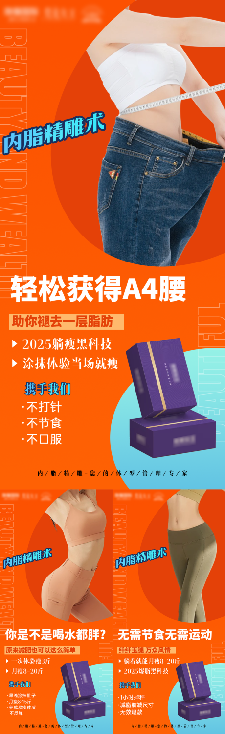 源文件下载【减肥产品效果海报】编号：78100029421979846