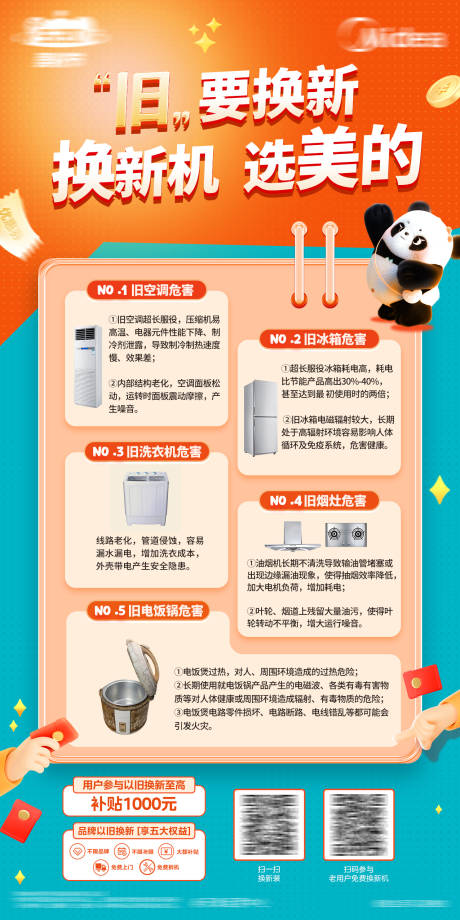 旧家电危害海报