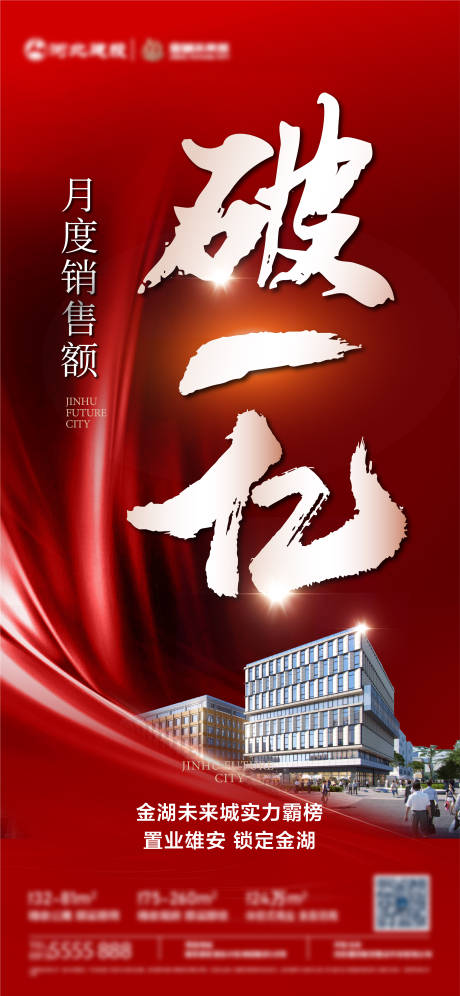 地产破一亿海报