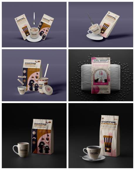 源文件下載【享設計】搜索編號：88190029272881824【咖啡杯奶茶杯樣機】