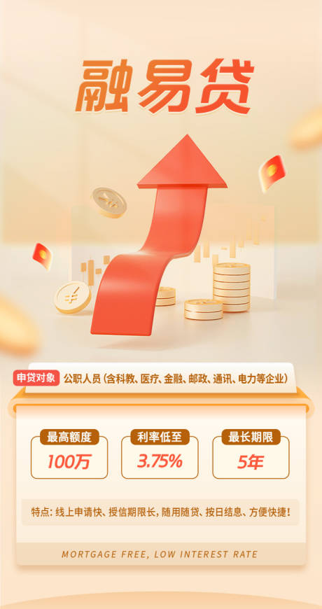金融融易贷海报