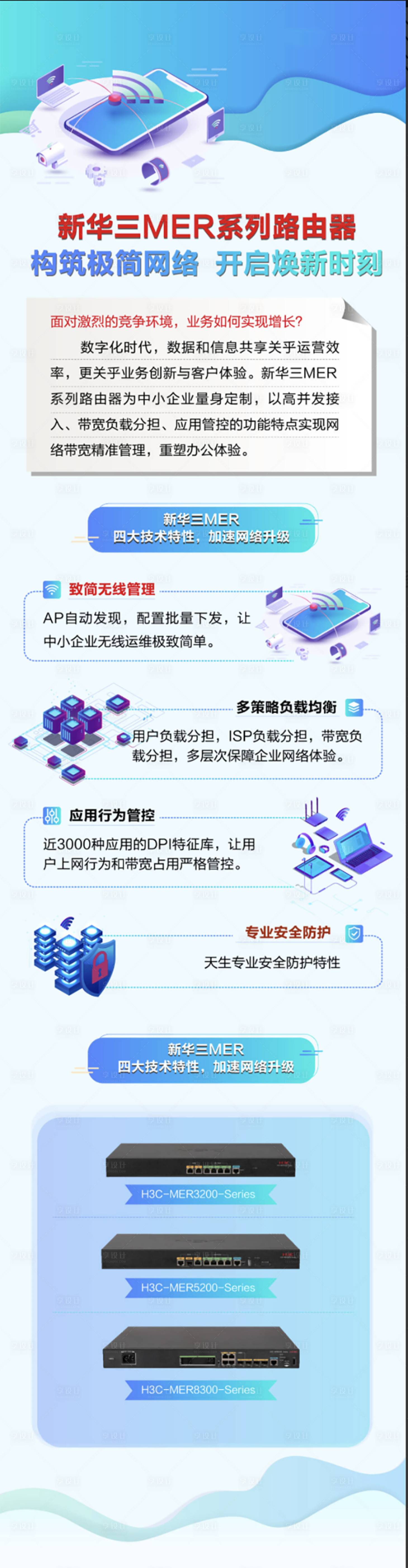 源文件下载【路由器扁平长图海报】编号：20890028969141907