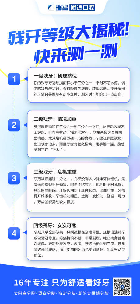 残牙需尽快拔除海报