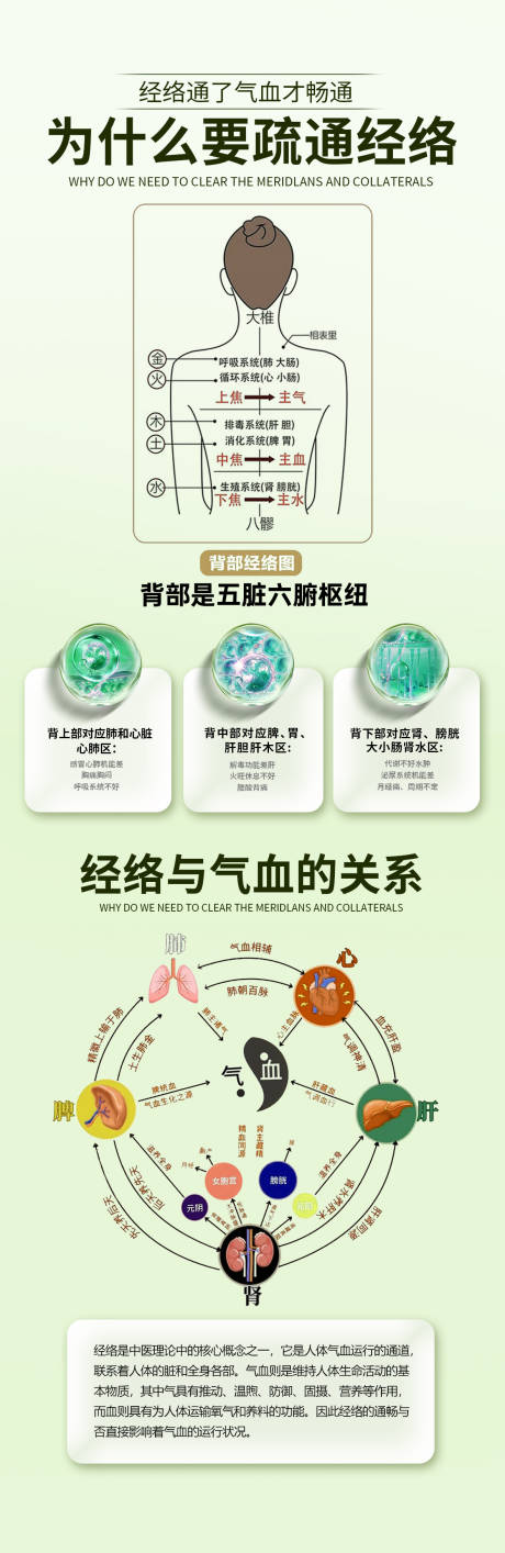 源文件下载【中医背部调理通经络长图海报】编号：48980029787047160