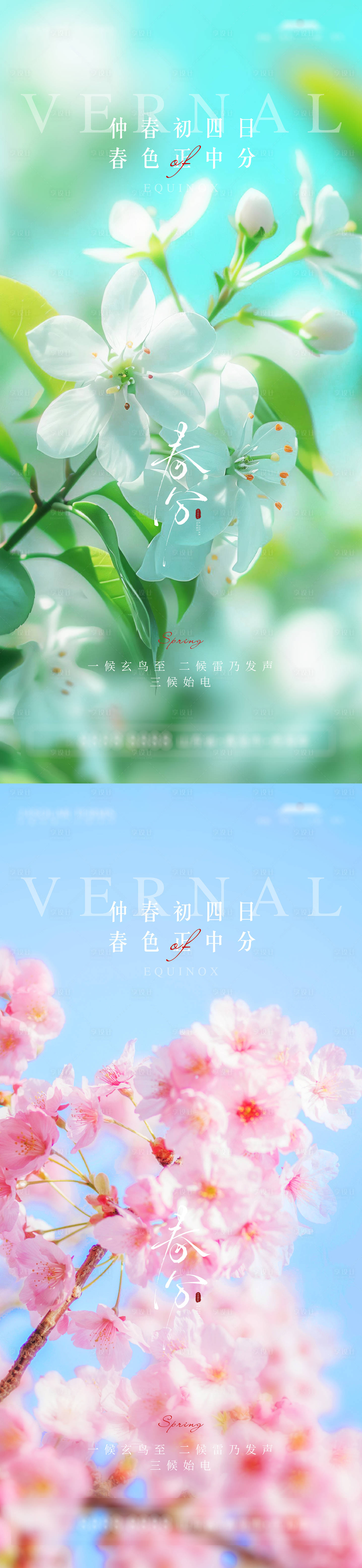 源文件下載【享設計】搜索編號：81870029511753257【春分節氣海報】