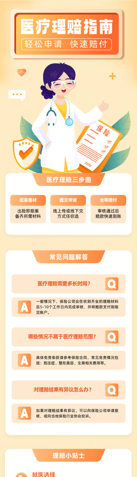 源文件下載【醫(yī)療理賠指南長圖】編號：52870029288864728