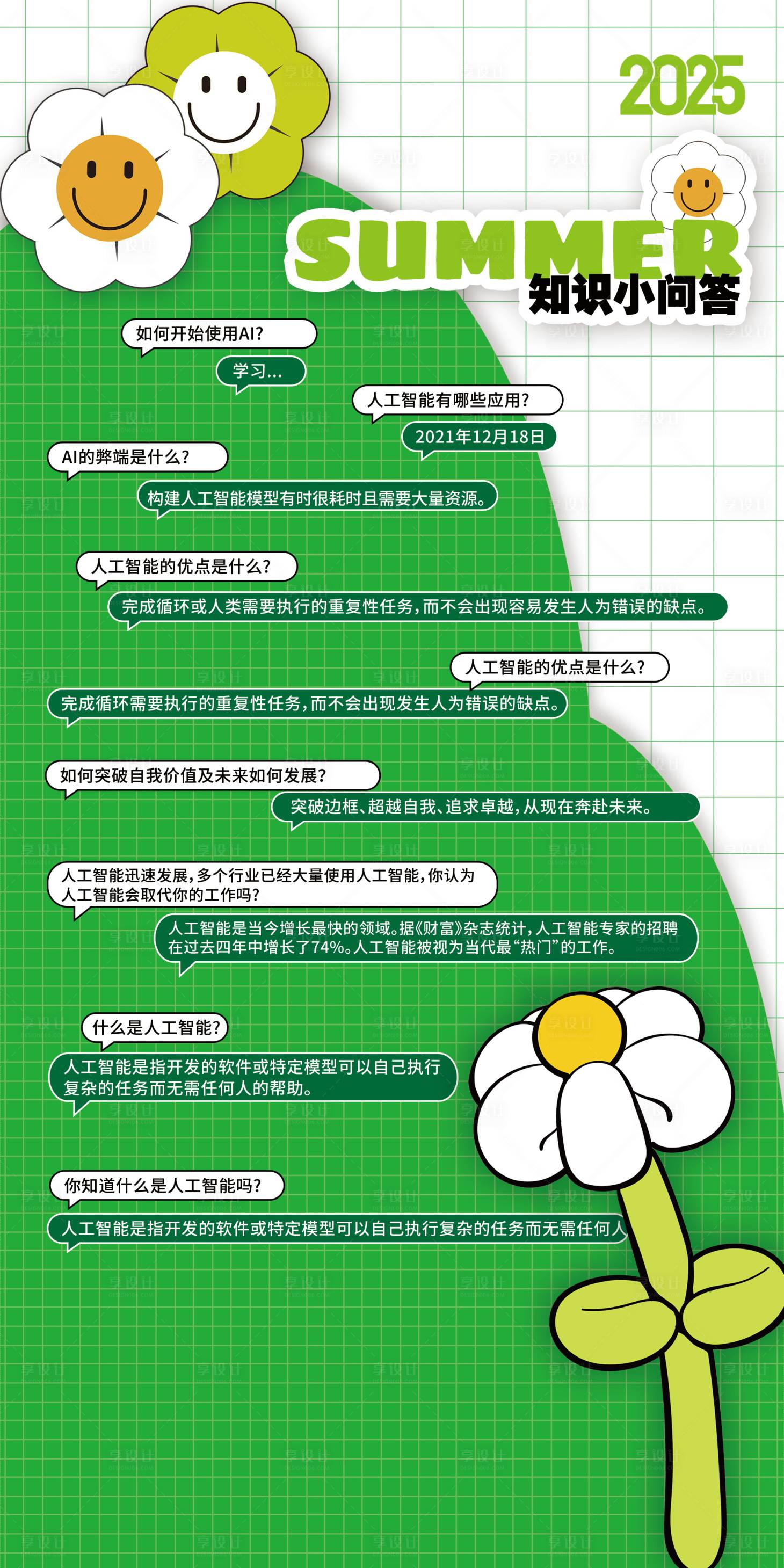 源文件下載【享設(shè)計(jì)】搜索編號(hào)：40190029396001904【市集活動(dòng)展架問答海報(bào)】