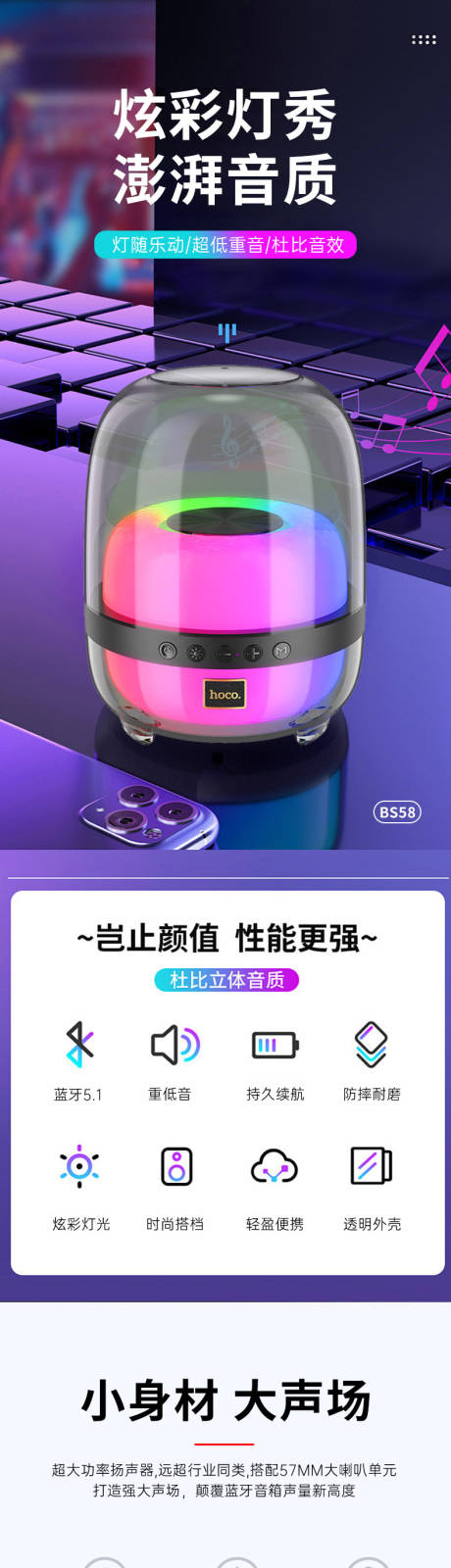 源文件下载【蓝牙音箱详情页】编号：68330029768032164