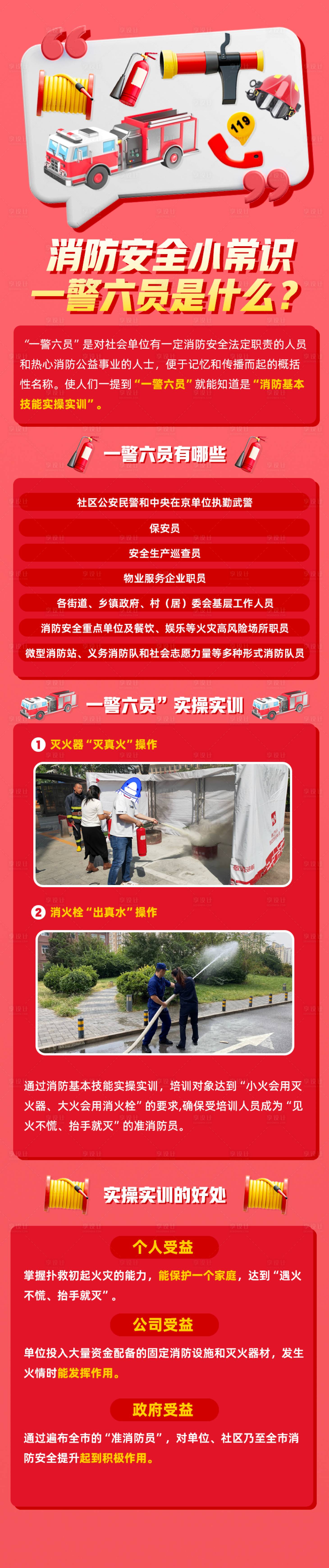 源文件下载【享设计】搜索编号：36890029346079754【消防安全小常识长图】