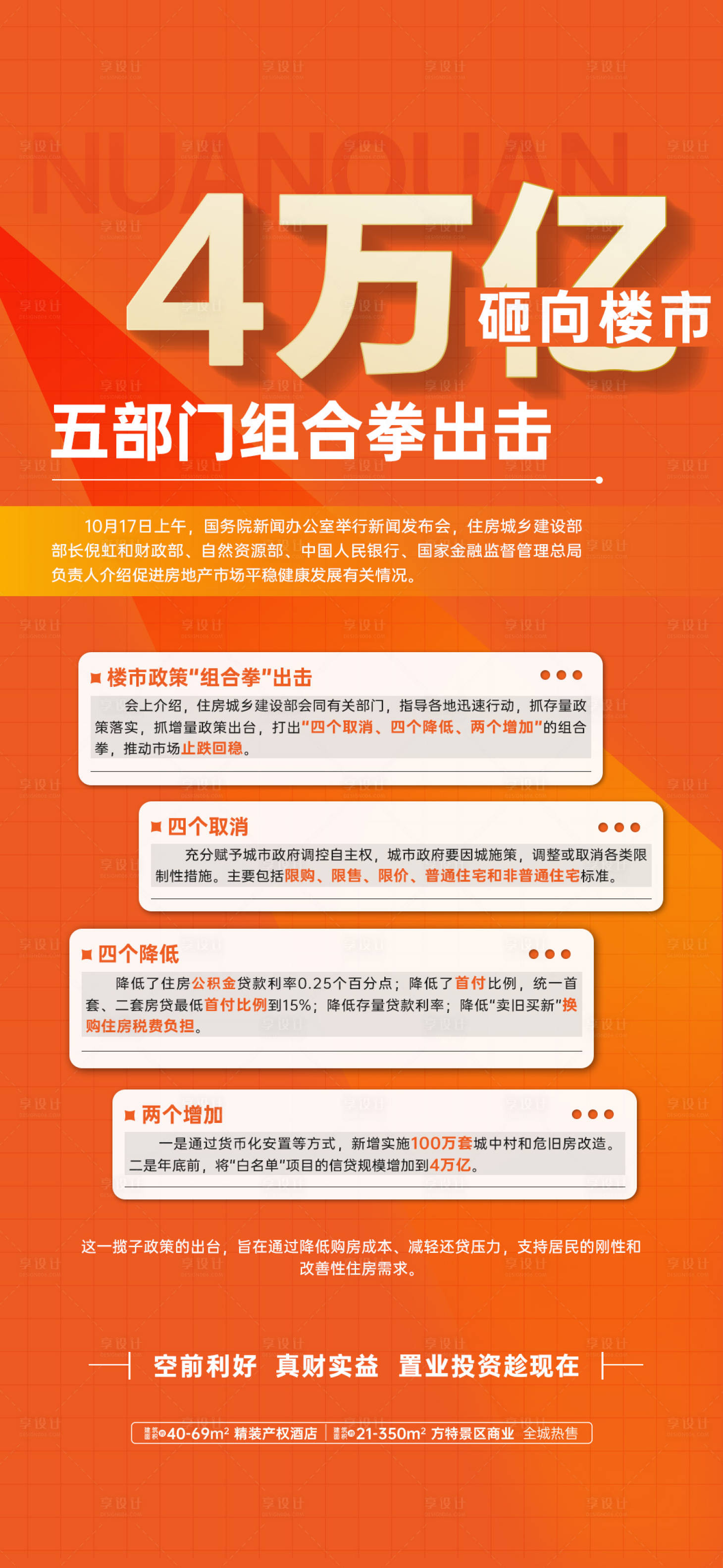源文件下载【地产利好政策海报】编号：46750029855268686