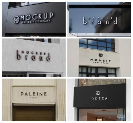 源文件下载【店招导视牌海报样机】编号：10730029105795828