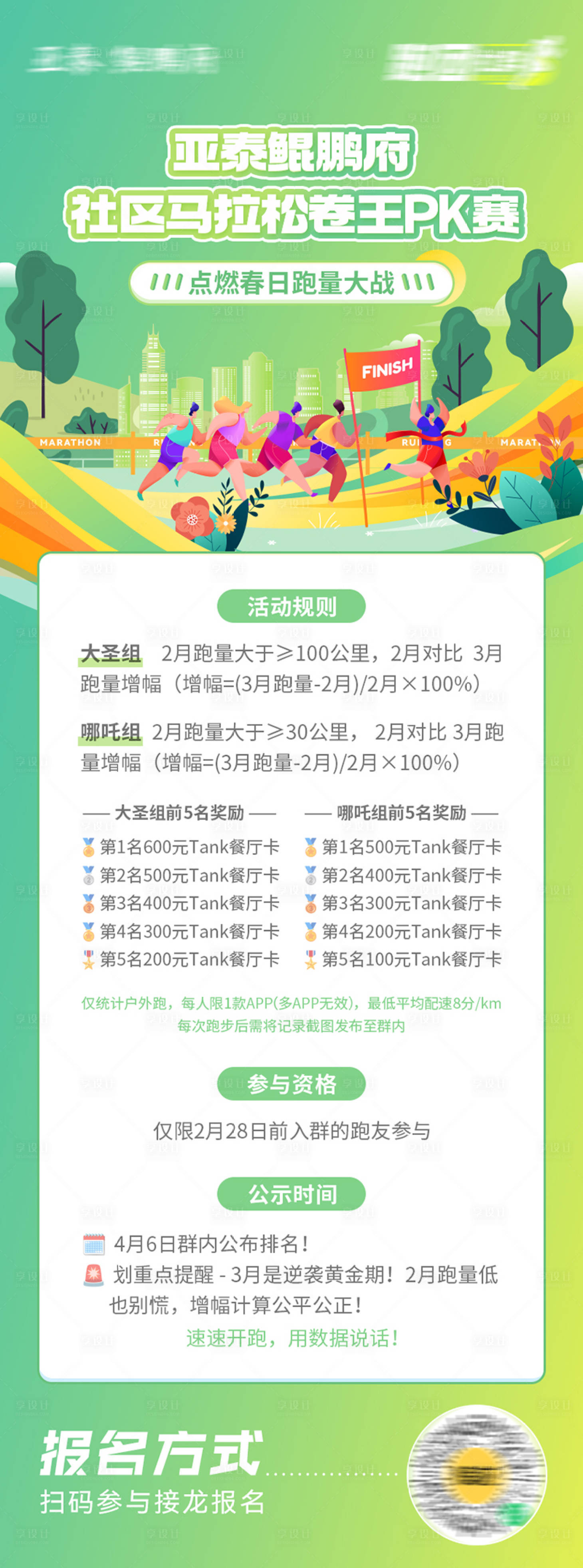 源文件下載【享設計】搜索編號：30440029340044517【馬拉松跑步報名刷屏長圖】
