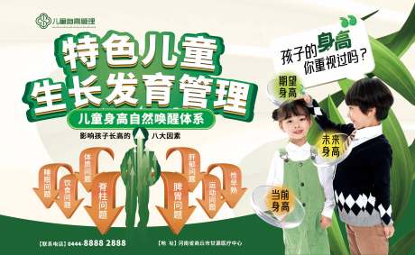 源文件下载【特色儿童生长发育管理展板】编号：32610029789122556