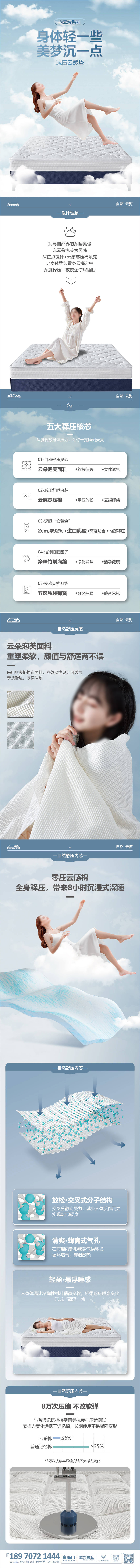 源文件下載【享設計】搜索編號：65410029718301693【床墊詳情頁】