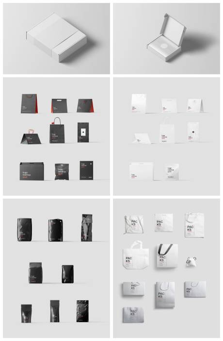 源文件下载【品牌包装设计样机】编号：87640029453404518