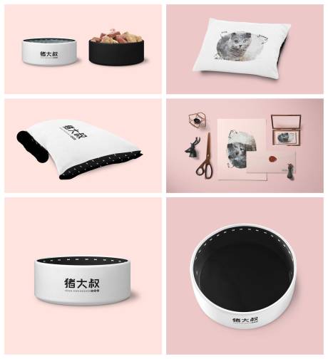 源文件下载【享设计】搜索编号：80600029149128645【宠物品牌餐盘样机】