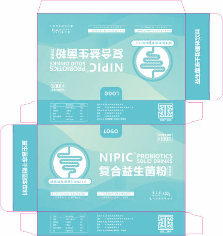 益生菌粉包装设计
