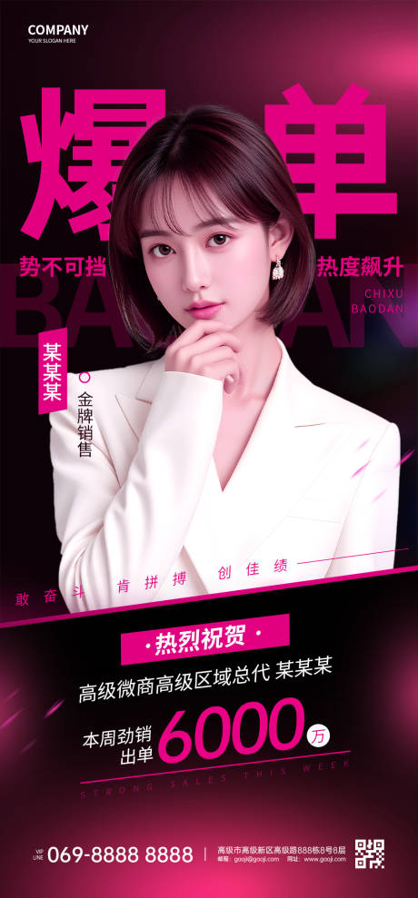 源文件下载【喜报销冠海报】编号：37190029532533345