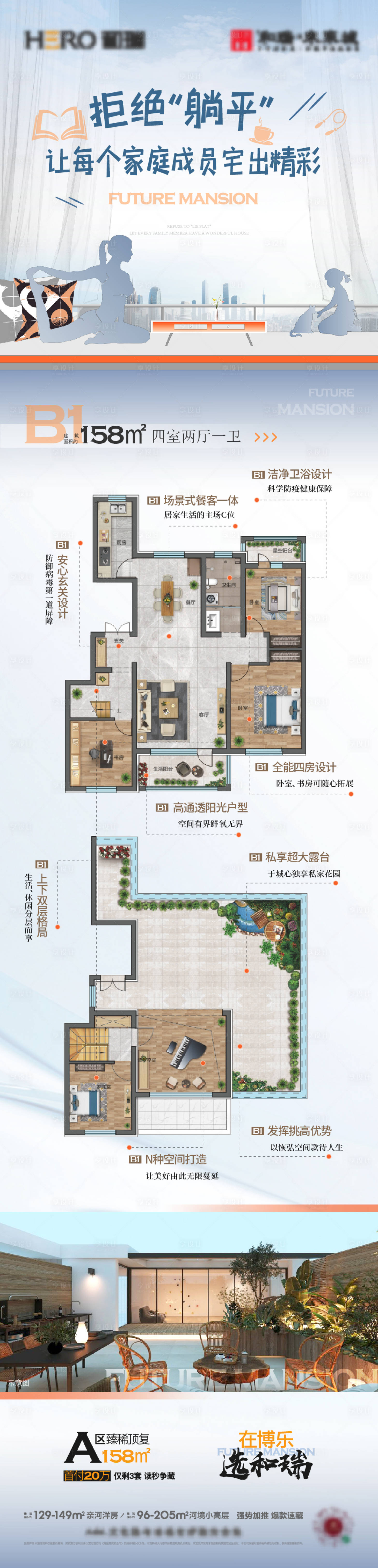源文件下載【享設計】搜索編號：65330029221241879【戶型長圖】