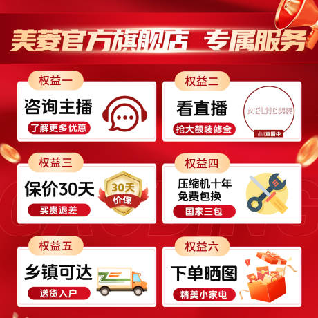 源文件下載【享設計】搜索編號：91350029819796669【服務權益海報】