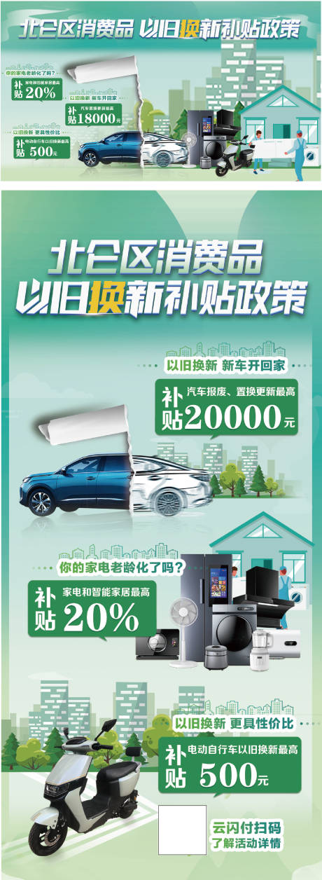 以旧换新海报