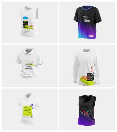 源文件下載【服飾短袖簡約字母樣機】編號：36500029474258387