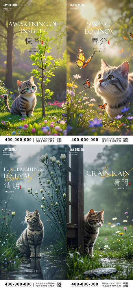 源文件下載【驚蟄春分清明海報】編號：71870029192051200