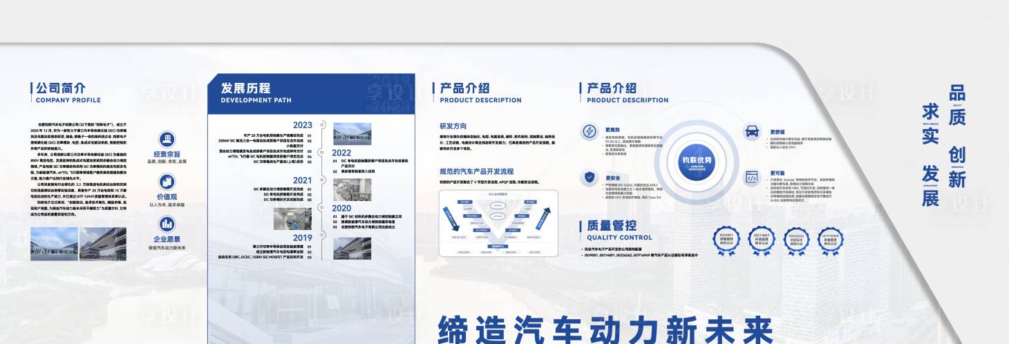 源文件下载【汽车科技企业文化墙展板】编号：46850029197174088
