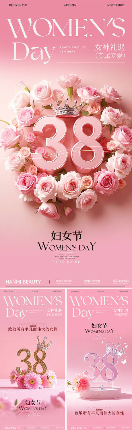 源文件下载【享设计】搜索编号：89880029215428114【三八女神节海报】