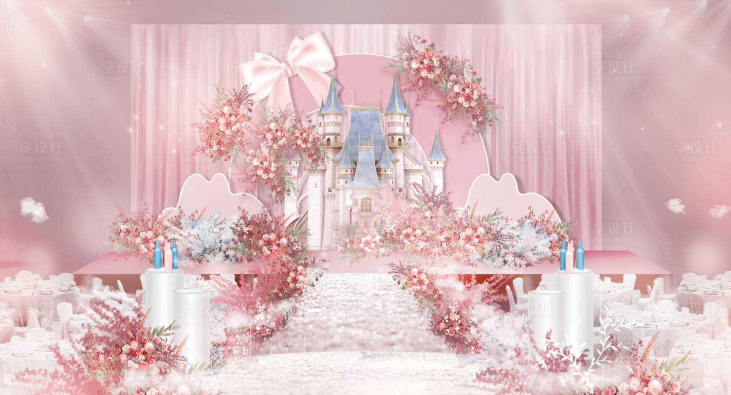 源文件下载【享设计】搜索编号：24450029176189829【婚礼效果图】