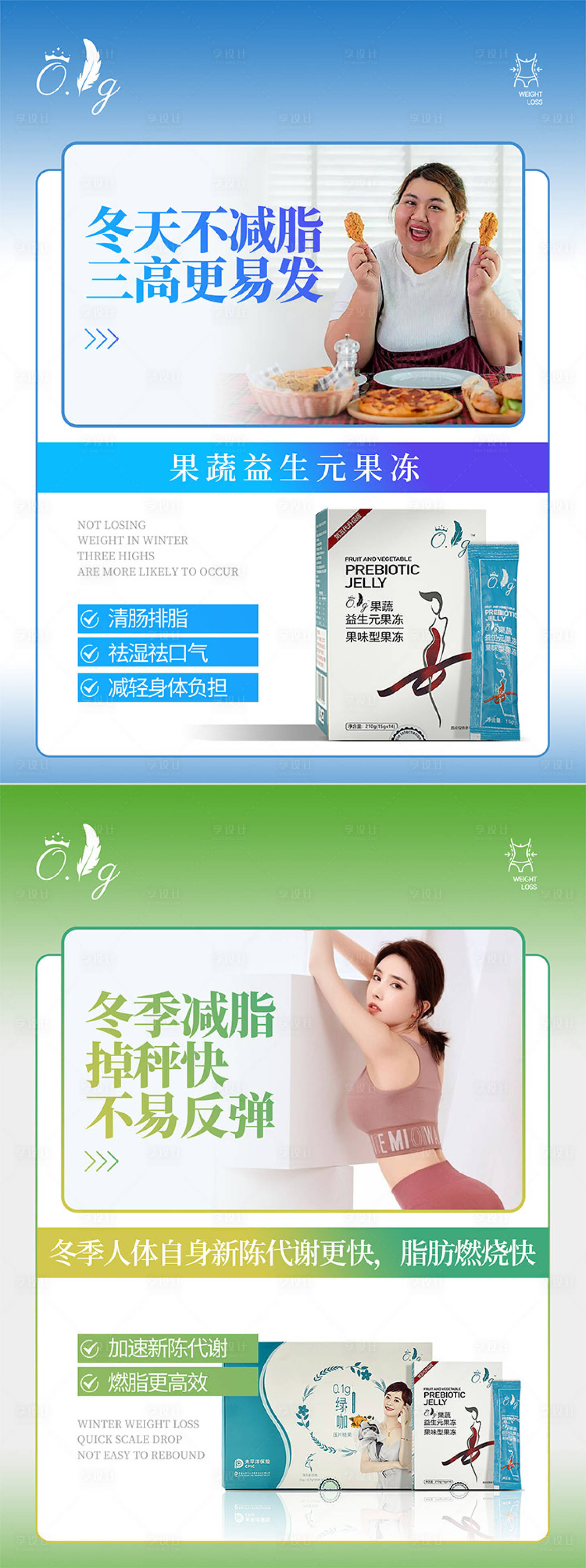 源文件下载【减肥产品海报】编号：43350029434488544