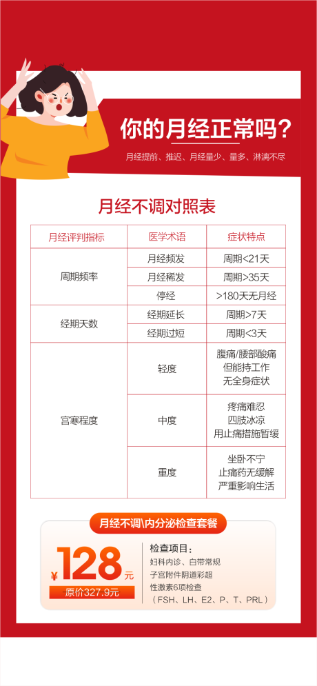 月经不调 