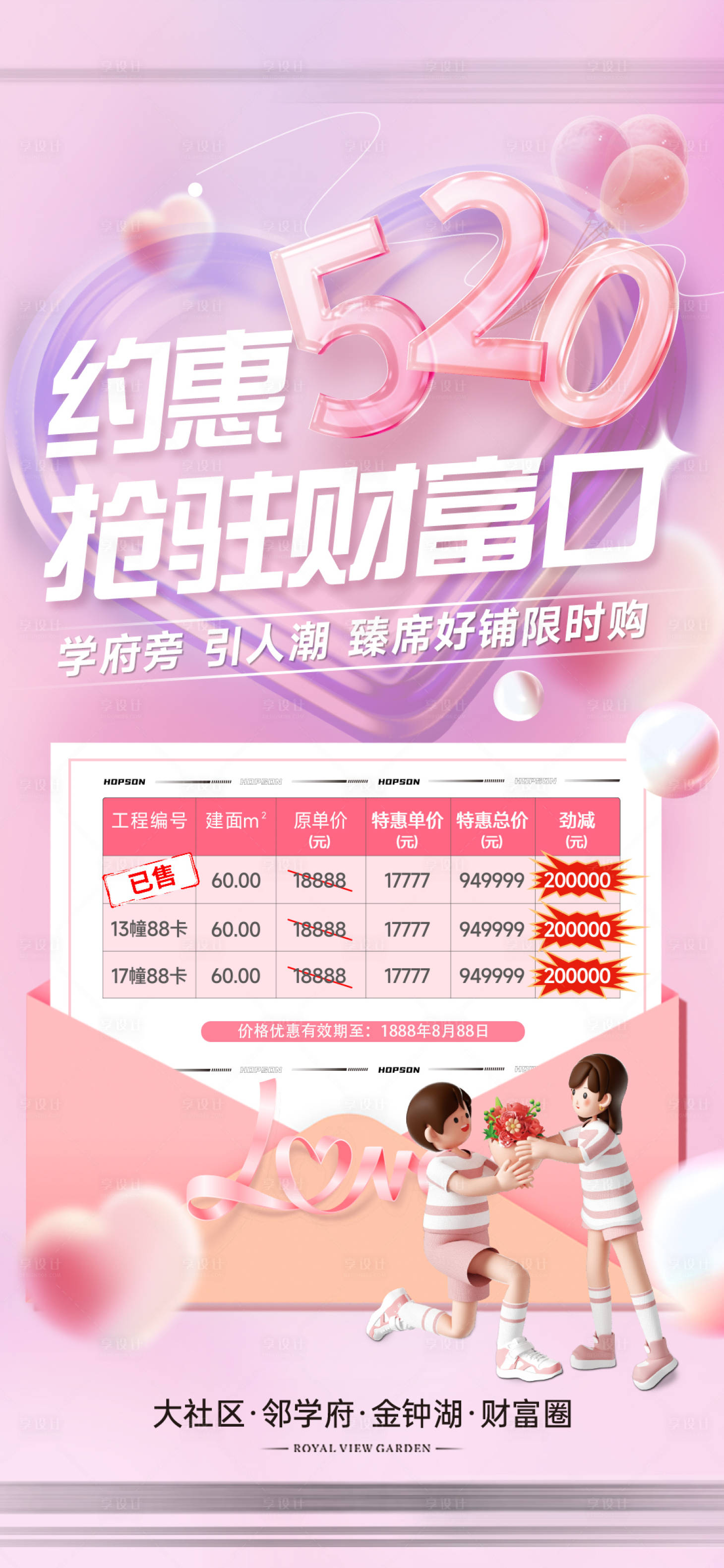源文件下載【享設計】搜索編號：28510029586702066【地產商鋪520特價房海報】
